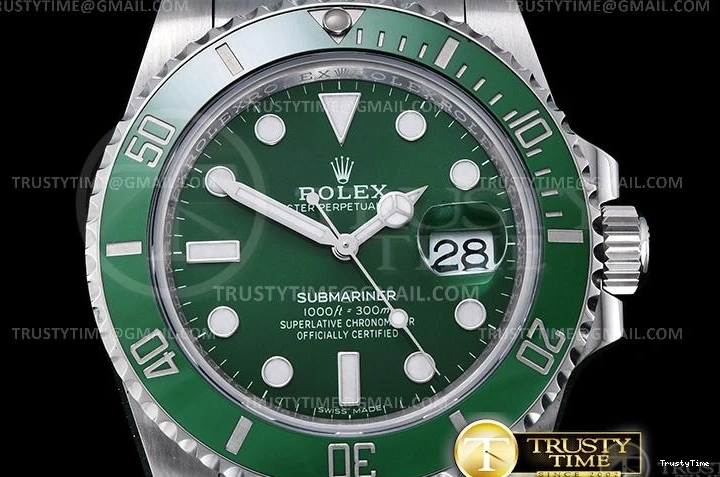 1120 Sustainable ROLSUB0288 – Submariner 116610LV 904L SS SS Green V2S ZZF SA 1039